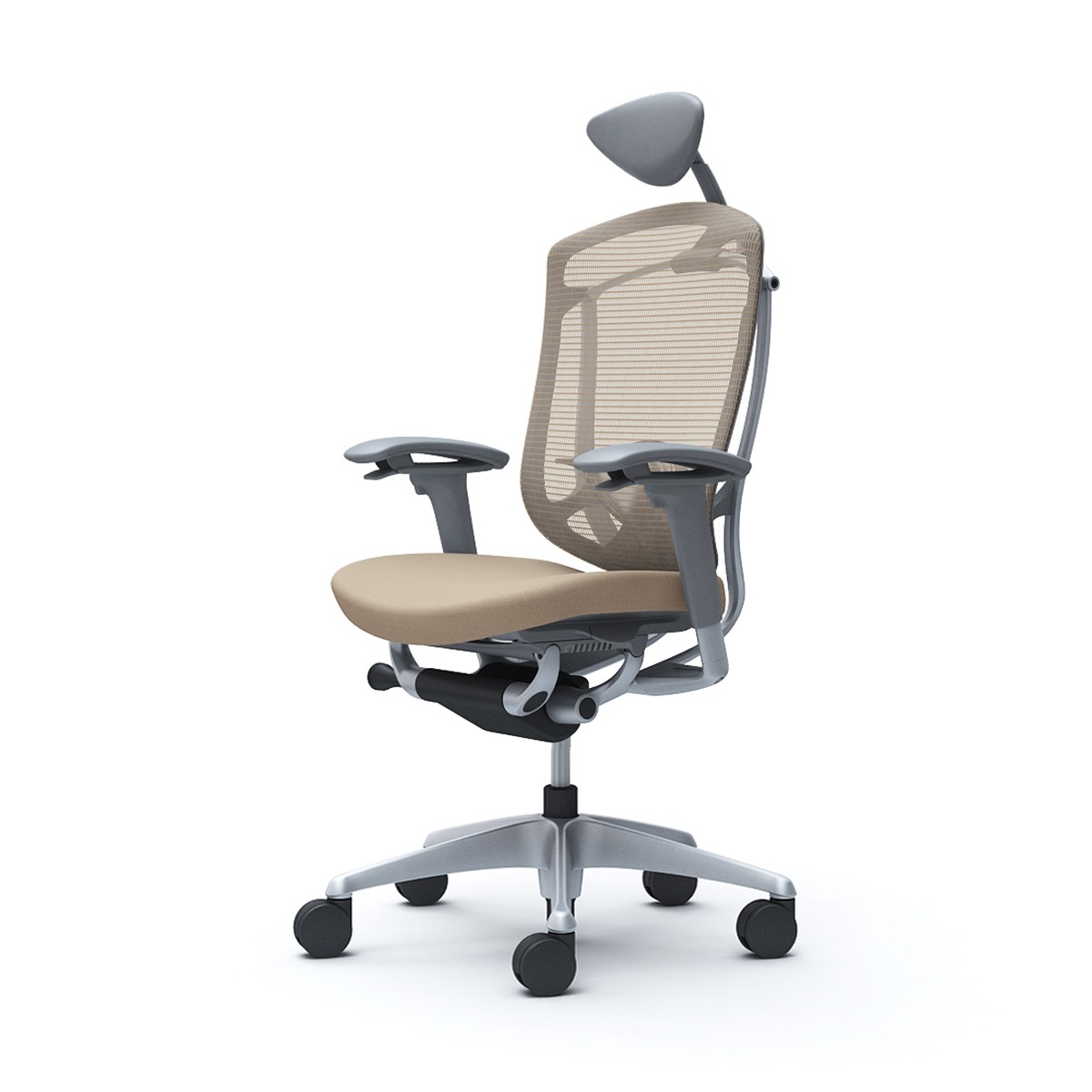 限定販売 Cc48gsfpc3オカムラコンテッサセコンダ固定肘座クッションライトグレー1脚 直送品 メッシュチェア Sterlingmodels Com
