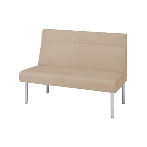 オカムラ LB55 ロビーチェア ハイバック 2人掛け幅1200mm ライトブラウン LB55AL FXR4 1台 (メーカー直送) オカムラ LB55 ロビーチェア ハイバック 2人掛け幅1200mm セージ