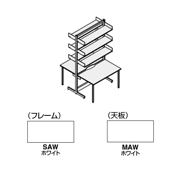 コクヨ　VARIERA/S(バリエラ/S)　デスクタイプ　両面ユニット　基本タイプ　天板奥行700mm　幅1400×高さ2200…　LA-SWS577 コクヨ VARIERA&frasl;S(バリエラ&frasl;S) デスクタイプ 両面ユニット