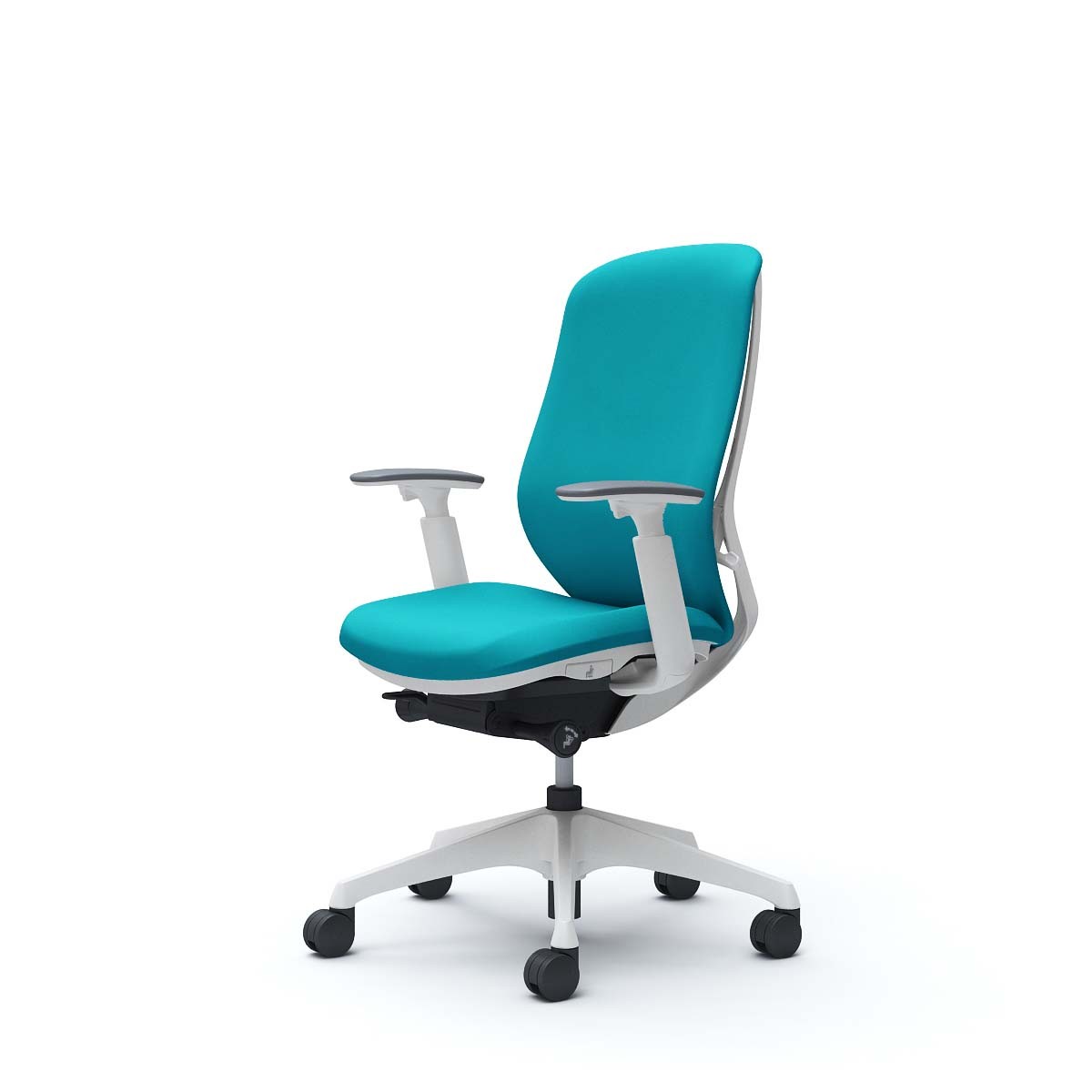 C687XW FSF7 |オカムラ シルフィー オフィスチェア ハイバック 樹脂脚 背クッション 可動肘付 ベージュ 1脚 (メーカー直送) 送料無料 オカムラ シルフィー オフィスチェア アジャストアーム