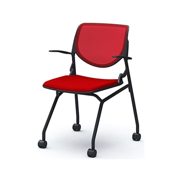 ☆引き取り限定販売☆okamura 椅子 8脚セット 赤 ☆引き取り限定販売☆okamura 椅子 8脚セット 赤