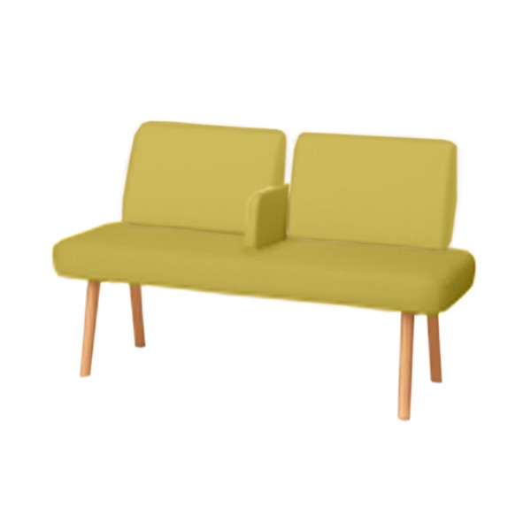 アズワン(AS ONE) スリムロビーベンチ(夜光タイプ・背無し) キウイ LS-S17G [個人宅配送不可] アズワン(AS ONE) スリムロビーベンチ(夜光タイプ・背無し) ピーチ LS