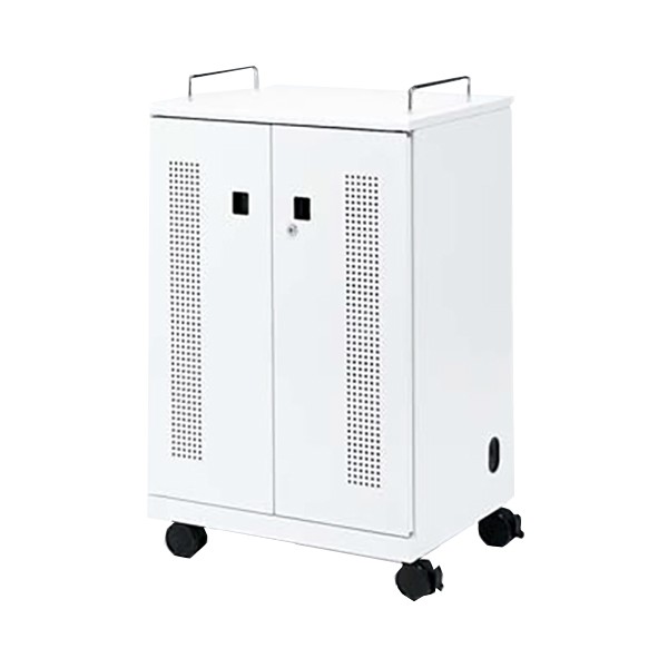 サンワサプライ　CAI-CAB16W　充電収納キャビネット　事務所など防犯対策向 タブレット保管庫（収納・キャビネット・iPad・10台収納