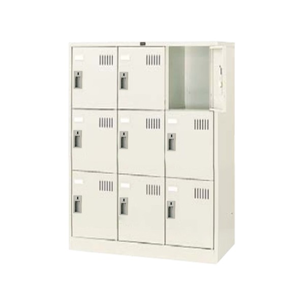 コクヨ 18人用ロッカー W90×D38×H179cm 鍵付き 6段 ロッカー コクヨ コインリターン専用ロッカー 18人用ロッカー・3列6段 W900 D455