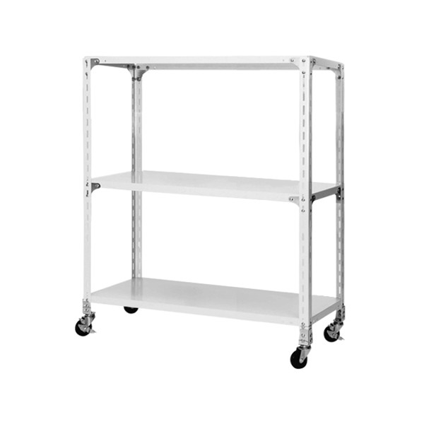 キャスターラックRK型 ゴム車 W1500×D600×H1970mm サカエ RKCN-5684I (64-5305-99) サカエ キャスターラックRK型(ゴム車) RKCNー5624I 1個（直送品