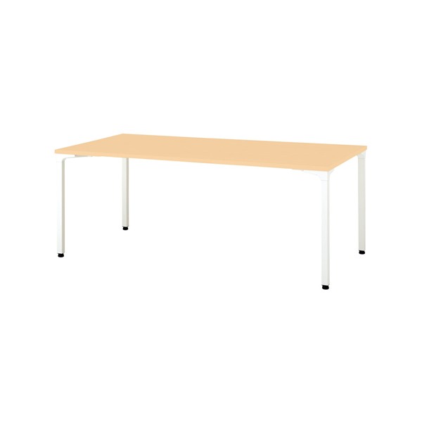 プラス 677546)ロンナ 会議テーブル ( NN-1209TAR LM/BK ) ロンナ ブラックT字脚 長方形 幅150×奥行90cm 配線口なし 会議テーブル