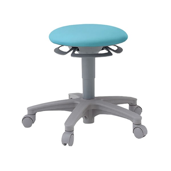 イトーキ デスクチェア オフィスチェア サポート スツール 背付 足掛付キャスター脚 ビニールレザー張り フラックスベージュ PCK- イトーキ デスクチェア オフィスチェア サポートスツール PCK-1100DL