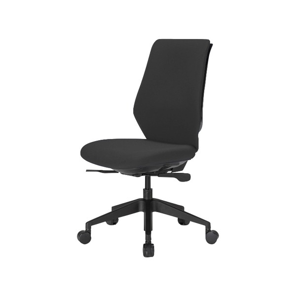 オフィス用品 KEI 弘益 UTILITY K-928(BK) オフィスチェア ブラック 幅44×奥行53