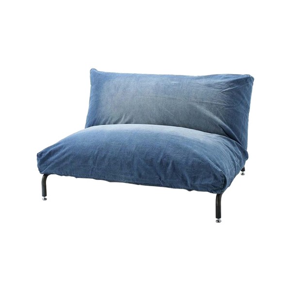 ソファベッド rodez chair 2p RODEZ SOFA 2P BASIC denim(bleach) COVER ※カバーのみ（ソファ