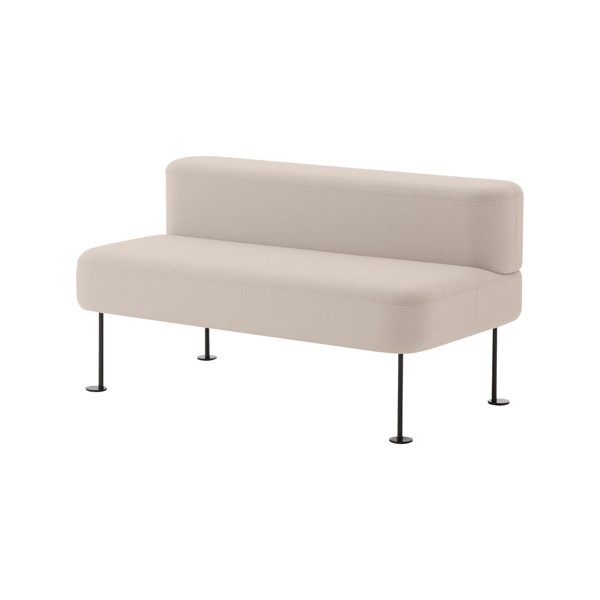 背付きベンチW1200 6-231-9124【送料無料】 | ウチダ pilvio2 sofa