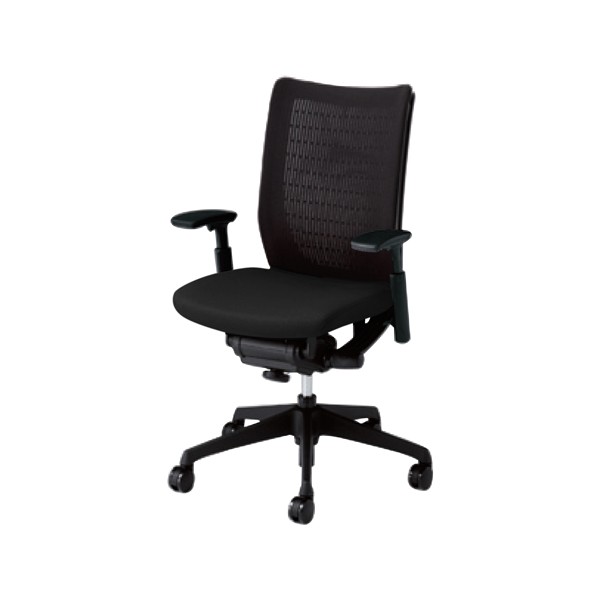 CW76BC FBA9 |オカムラ ヴィスコンテチェア ハイバック固定肘 レッド (メーカー直送)