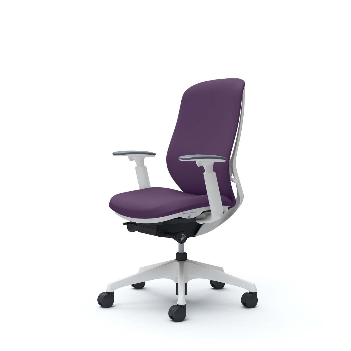 C687XW FSF7 |オカムラ シルフィー オフィスチェア ハイバック 樹脂脚 背クッション 可動肘付 ベージュ 1脚 (メーカー直送) 送料無料 オカムラ シルフィー オフィスチェア アジャストアーム