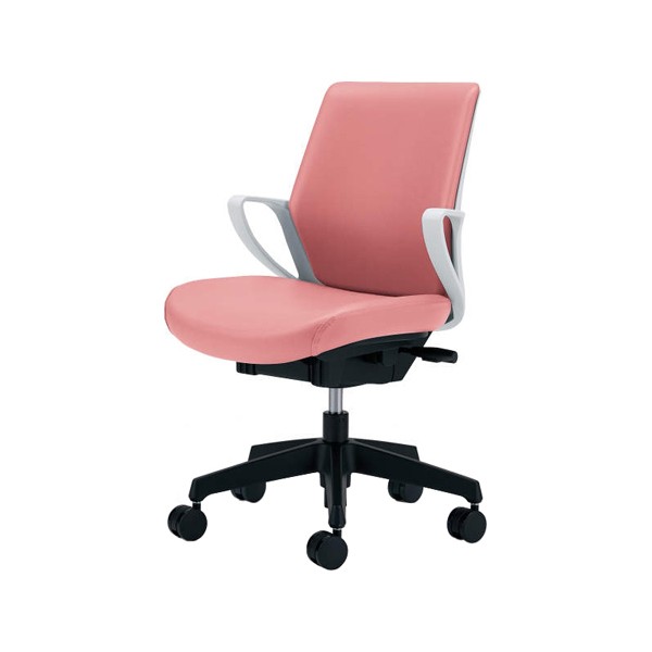 患者用イス　ピコラ　ホワイトシェル　ライトマリン　Ｗキャスター コクヨ 品番 CR-G534E1VZ62-W　全国配送可 コクヨ(KOKUYO) 医療施設用家具(診察室) ピコラリビナ(picora livina