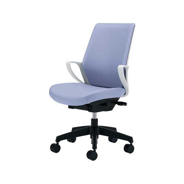 コクヨ/ピコラ ミニバック ホワイトシェル レザー張ライトマリン ナイロンキャスター 医療施設用家具 医