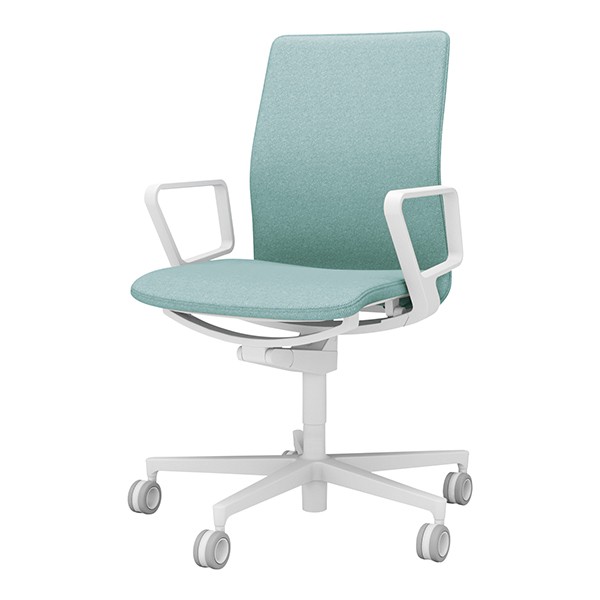 ジョインテックス 会議イス GKM-50 ホワイト 肘無キャスタ付 JTX 707123)会議イス GKM-50 ホワイト 肘無キャスタ付 □▽210-6155 GKM-