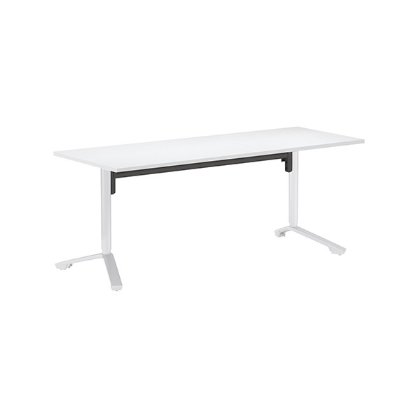 コクヨ ミーティングテーブル INITIA イニシア TIN-FM1208M 勾玉形フラップテーブル メラミン天板 幅124×奥行76cm コクヨ⁄KOKUYO イニシア⁄INITIA 品番TIN-SK1809M-TPWPW1