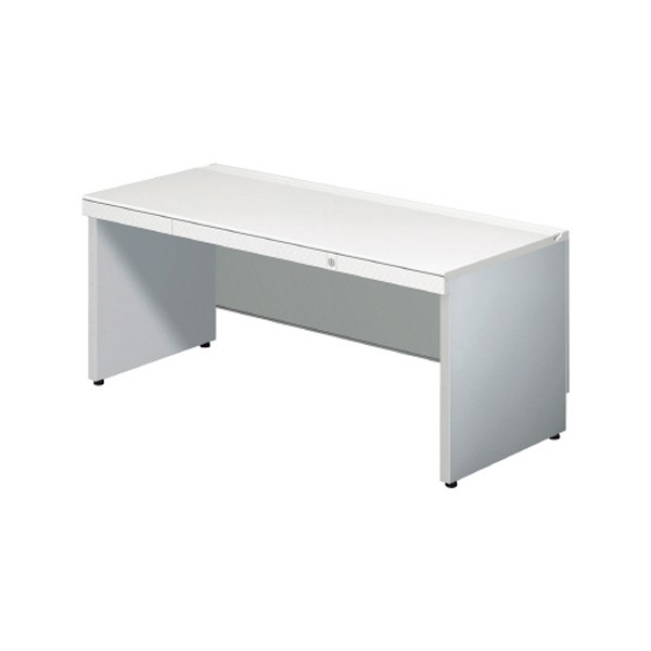 家具 オフィス用家具 机 送料無料】 【デスクチェアセット】スチールデスク 両袖机 幅1600×奥行