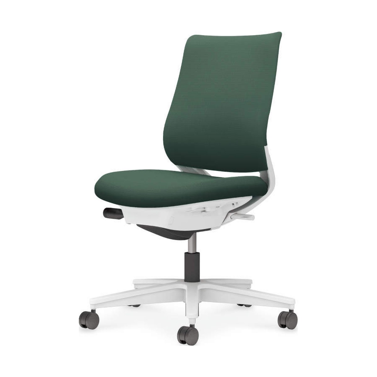 コクヨ ミトラ2 C04-W100CW-E1Q6Q61 肘なし ランバーサポート無 背・座ディープグリーン 本体色（白） 樹脂脚(白) ファブリックタイプ ナイロン脚 設置込 C04-W100CW-E1Q6Q61送料無料 | コクヨ Mitra 2通販 -