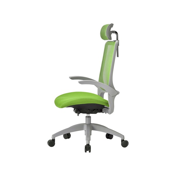 オフィスチェア　ミドルバック肘なしタイプ　座クッション　アルミ脚タイプ（幅640×奥行570×高さ920〜1010mm） MS-1685 アイコ オフィスチェア ブラックシェル 座クッション 樹脂脚