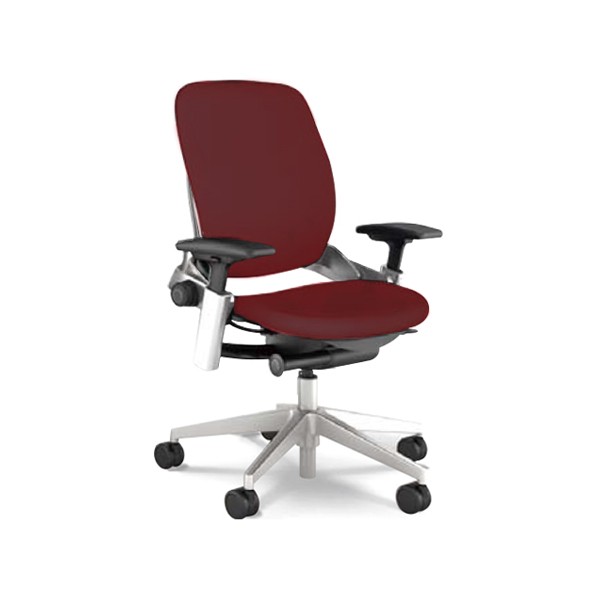 【大値下げ】リープチェア　(タイプ：20100) 中古】リープV2 LEAP-20100 Steelcase/スチールケース 肘付ハイバック