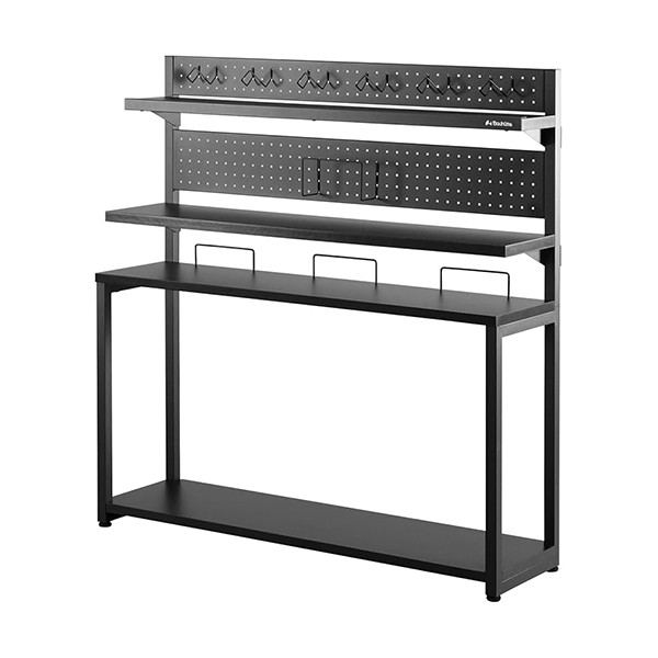 Bauhutte( バウヒュッテ ) デスクサイドラック ラージ パソコンラック BHS-1000SS-BK【送料無料】 | バウヒュッテ デスクサイドPCラック通販