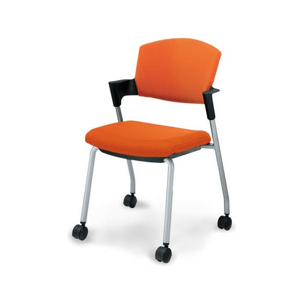 10脚まとめ売り コクヨ スタッキングチェアキャスター付き プロッティ