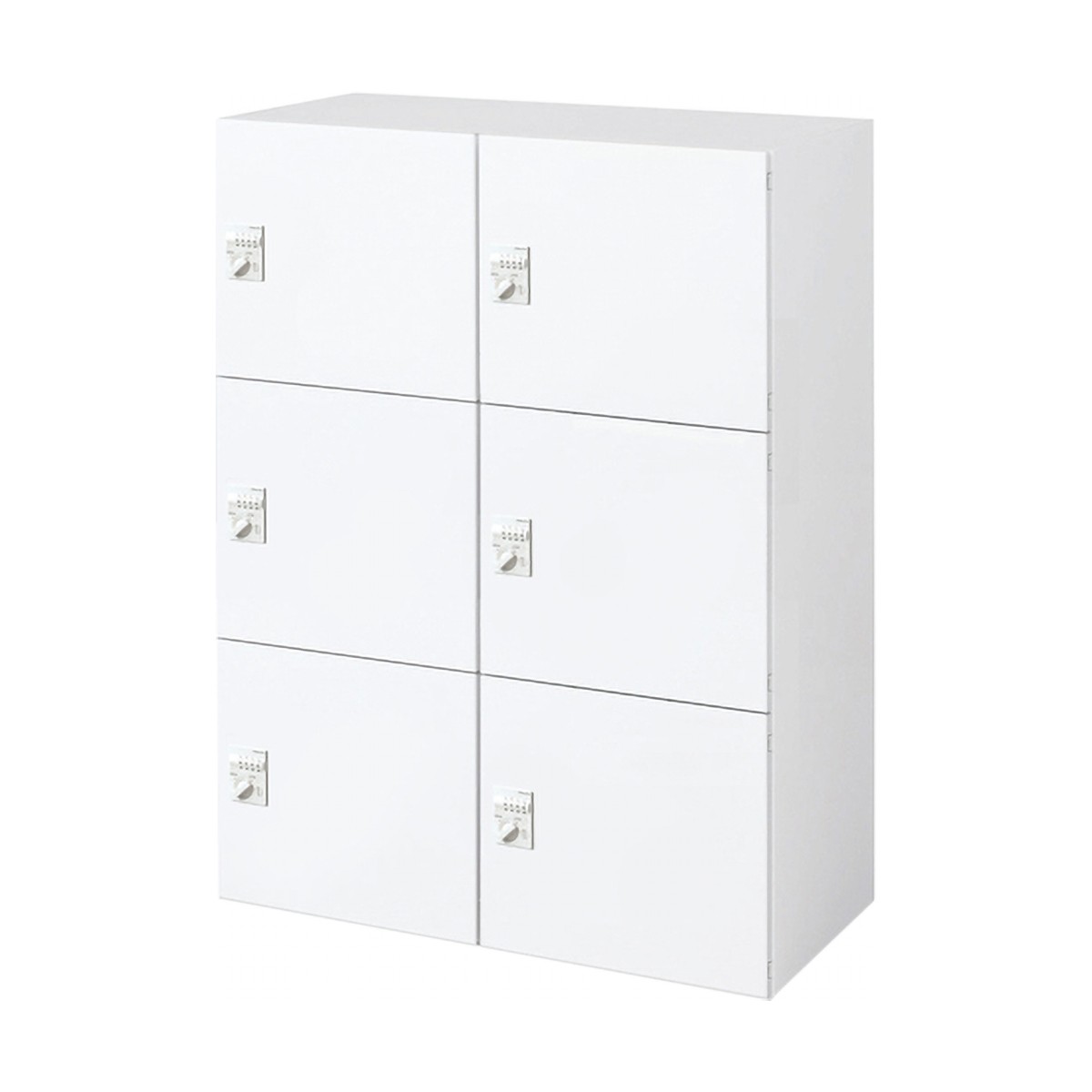 在庫4台　美品　システム収納 エディア ホワイトキャビネット 中古】エディア コクヨ/KOKUYO ハイキャビネット／両開き＋3段ラテラル