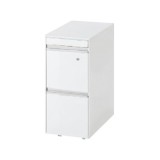 ●ITOKI イトーキ デスクワゴン 3段 IncLude インクルードシリーズ JF-046MRCB-W9　サイドキャビネット 脇机 オフィス家具 会社 事務所 店舗 商業施設 IncLude 3段ワゴンD593 JF-046MACB-W9｜オフィスデスク｜イトーキ公式