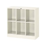 3列2段6人用扉なし 5-846-2232【送料無料】 | ウチダ スクールロッカー