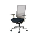 コクヨ品番 CR-A2833E1CGMT4-WN オフィスチェア　ベゼル　ファンクショナルタイプ可動肘 W680xD565xH1000 ベゼル コクヨ ベゼル イス オフィスチェア 背ホワイトグレー⁄座ブラック ファンクショナルタイプ デスクチェア 事務椅子 ハイエンドモデル  CR-A2833E1CGME6-WNN ラクラク納品サービス