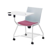 生興 ミーティングチェアー SM02シリーズ スタッキング ステンレス脚 ポリオレフィンクロス張り SM02-CY グレー 生興(セイコー) ミーティングチェア 椅子・チェアの通販 オフィス家具