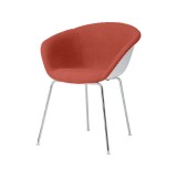 アルペール■ デュナ2 チェア インディゴ×ホワイト★埼玉発送★ Arper Duna 02: Slender Four Legged Chairs | Arper JP