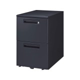 R494◆全国送料無料◆LION ライオン製 3段デスクワゴン　鍵無し   白 ライオン事務器 ライオン LION ロッカー 書庫 机 デスク ワゴン