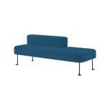 背付きベンチW1800R 6-231-9106【送料無料】 | ウチダ pilvio2 sofa