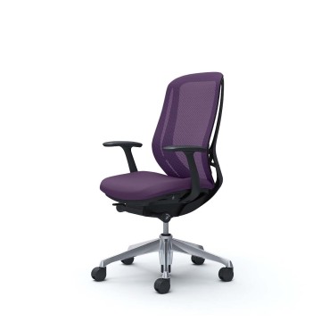 【美品】オカムラシルフィー　C645BR C645BR-FMP1 オカムラ シルフィー ハイバック 背メッシュ ブラック