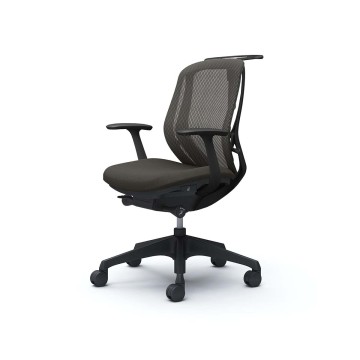 オカムラ　VILLAGE ビラージュ　エグゼクティブチェア　黒　本革　ハイバック オカムラ VILLAGE ビラージュ エグゼクティブチェア 黒 本革