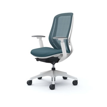 なかむ〜様CD36専用 オカムラ シナーラ（CYNARA） アクセントカラー 肘なし CD76NE-F2X4