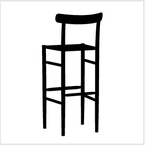 Bar Stool/Lightwood