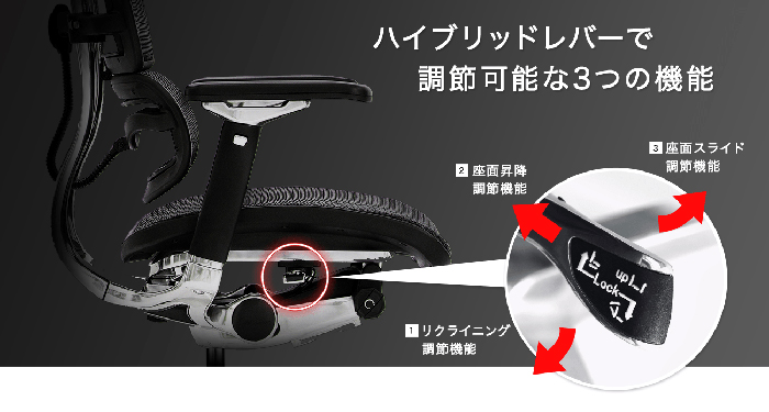 Ergohuman pro エルゴヒューマンプロ 説明書あり ベッドレスト
