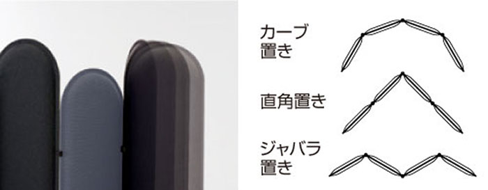 リーフィー ジャバラ置きタイプの置き方例